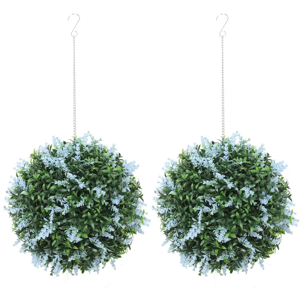 Everyday Wall Mounted Round Artificial Topiary Plant