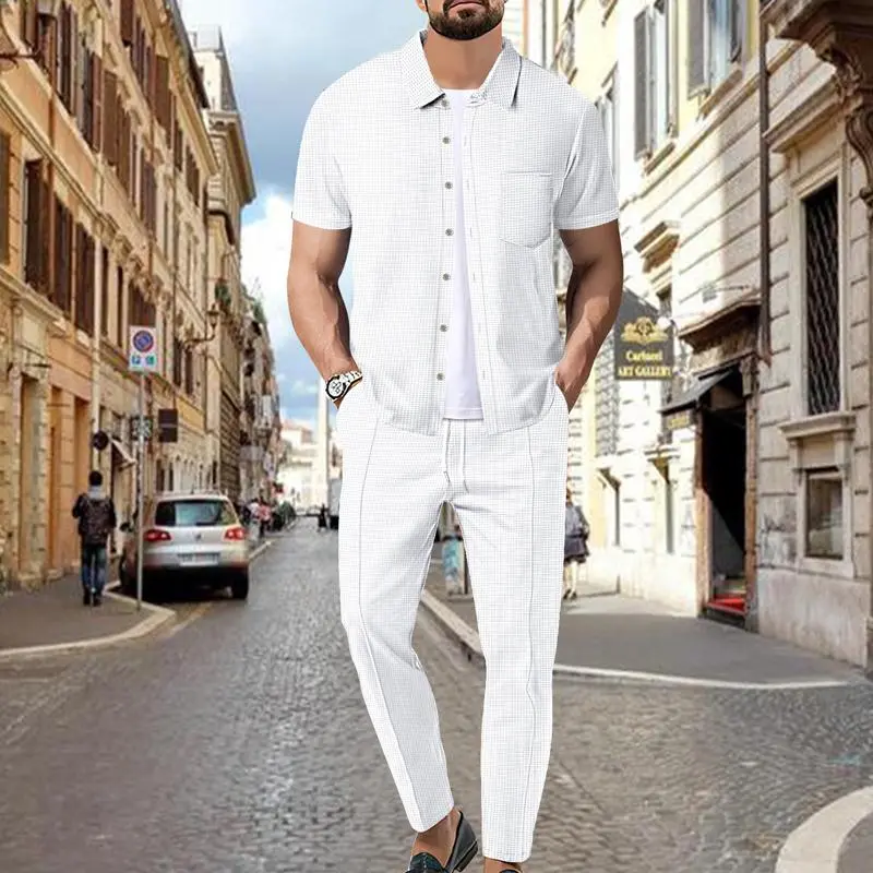 Button Shirt Set