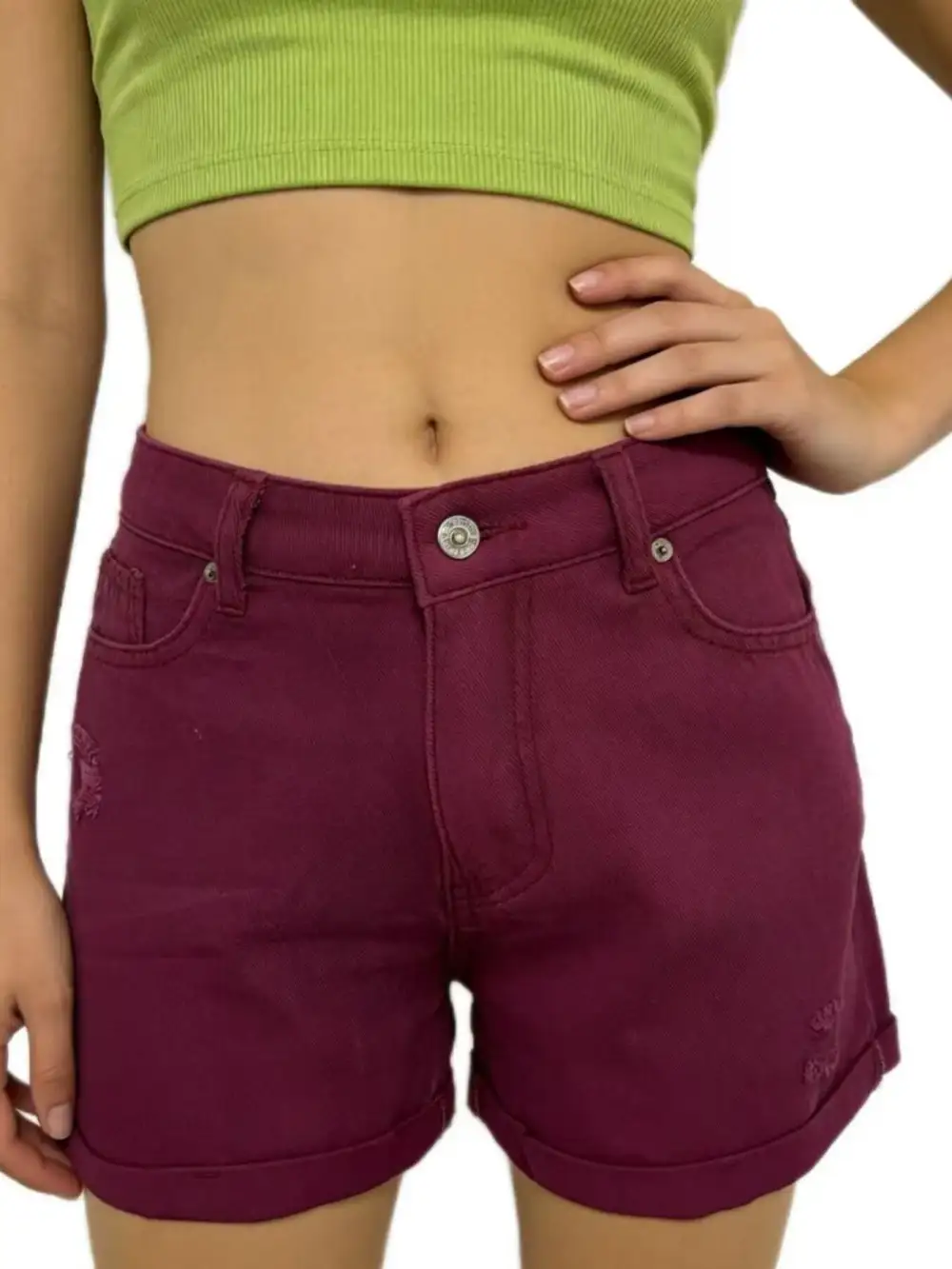 Modern Fit High Waist Shorts