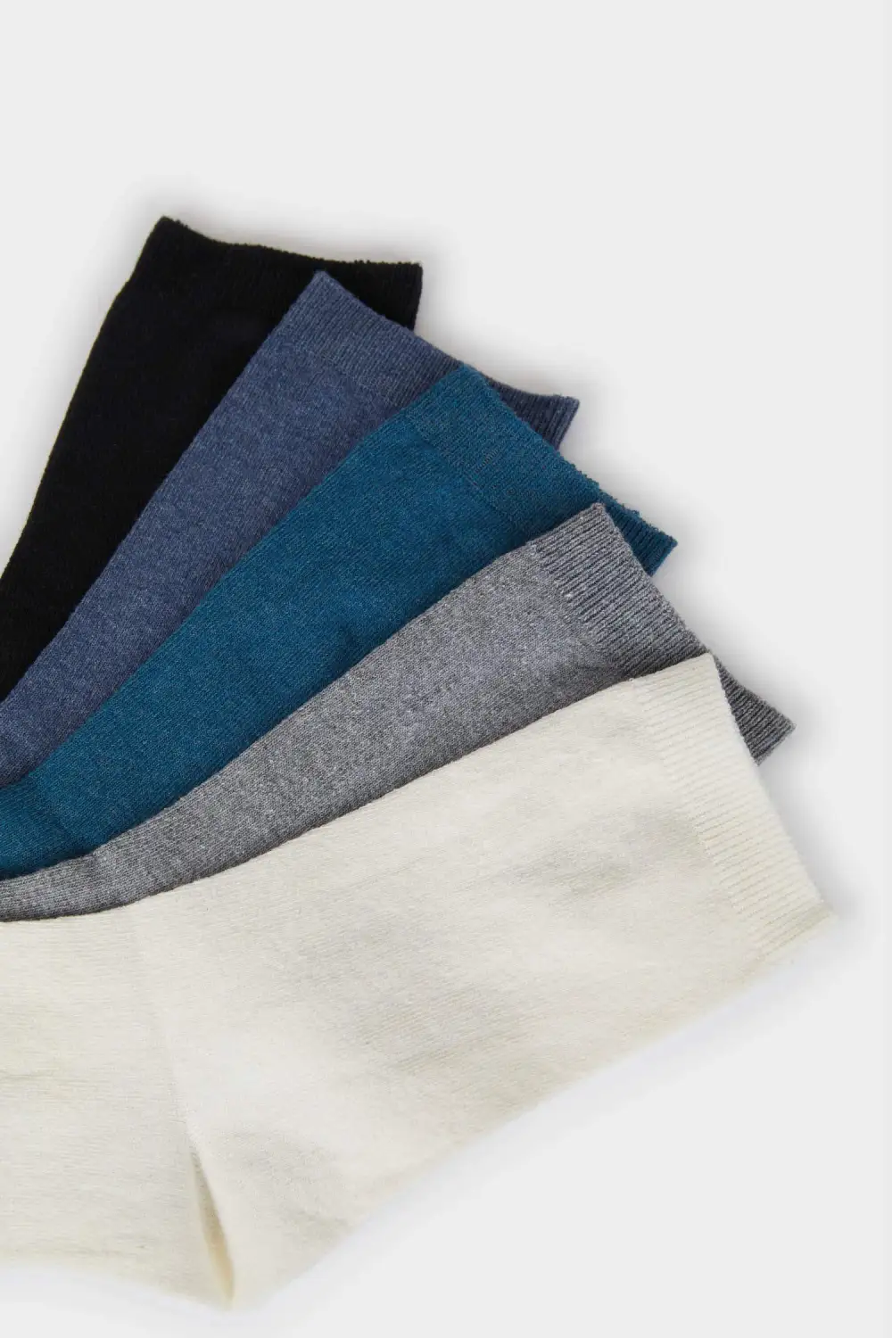 Five Pairs Of Pure Cotton Knee-High Socks