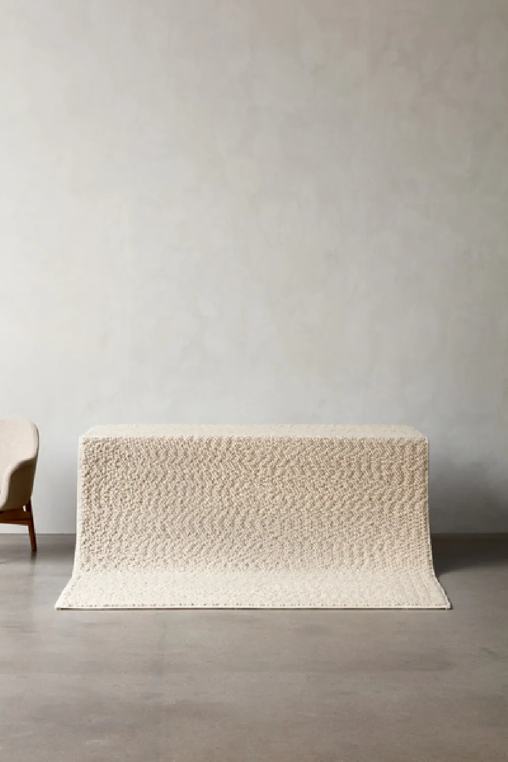 Textured Woven Wool Rug