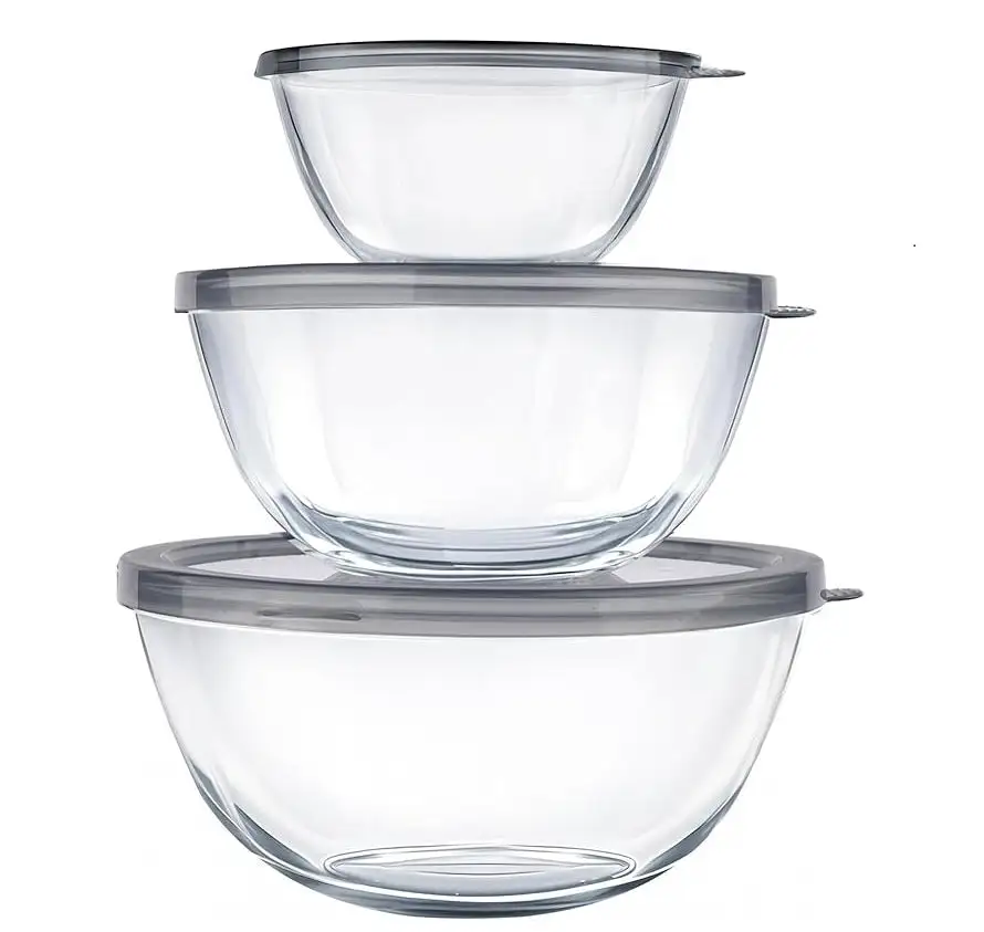 Glass Mixing Bowl Set