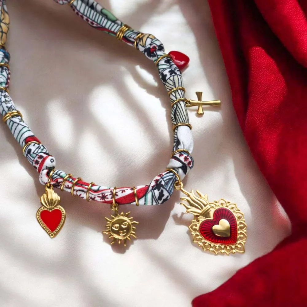 Heart Moon Chain Necklace