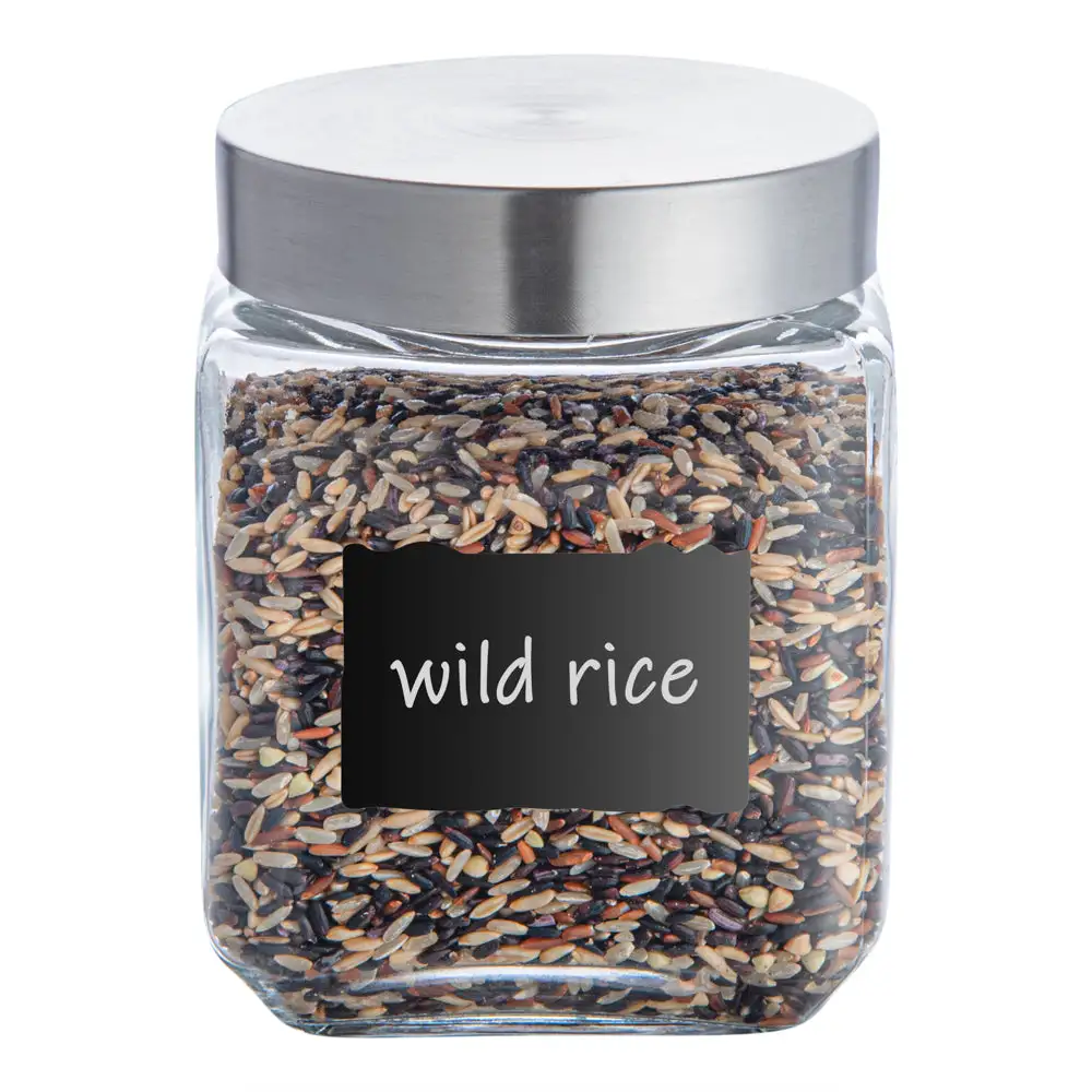 Chalkboard-Label Ingredient Storage Jar
