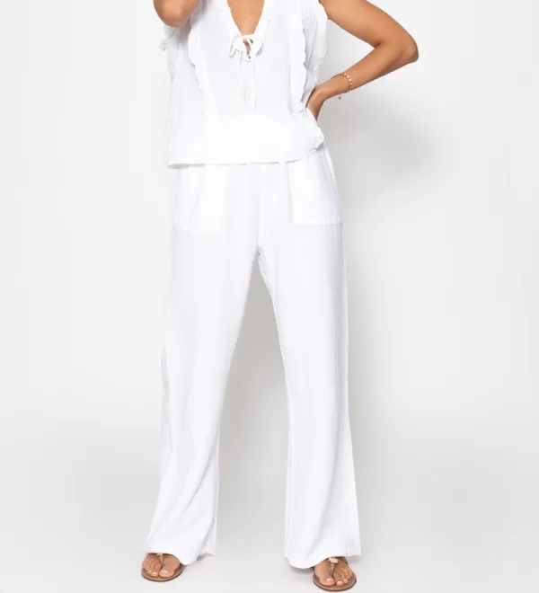 White Everyday Pants