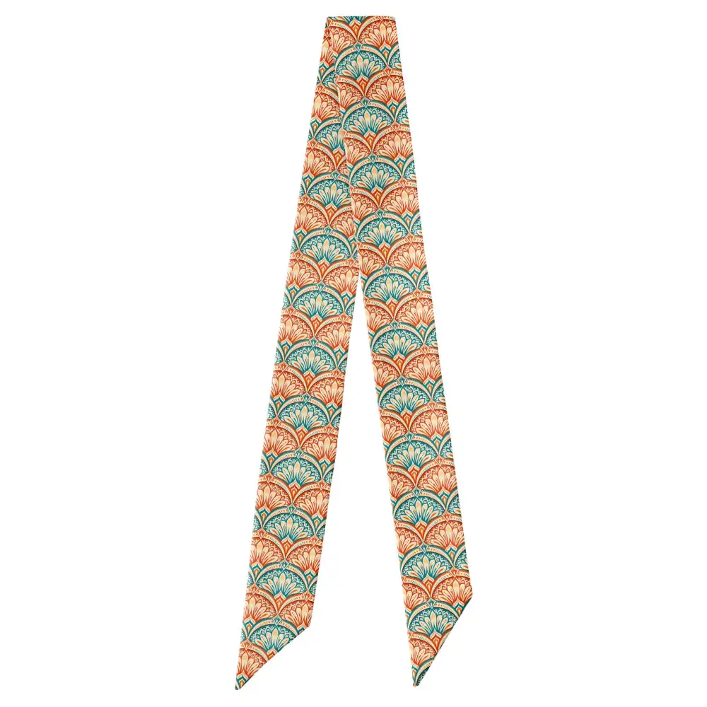 Deco Fan Bloom Design Hair Scarf