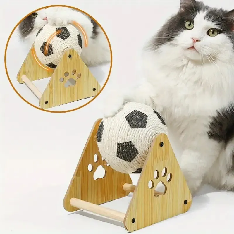 Soccer Style Cat Scratching Ball Toy