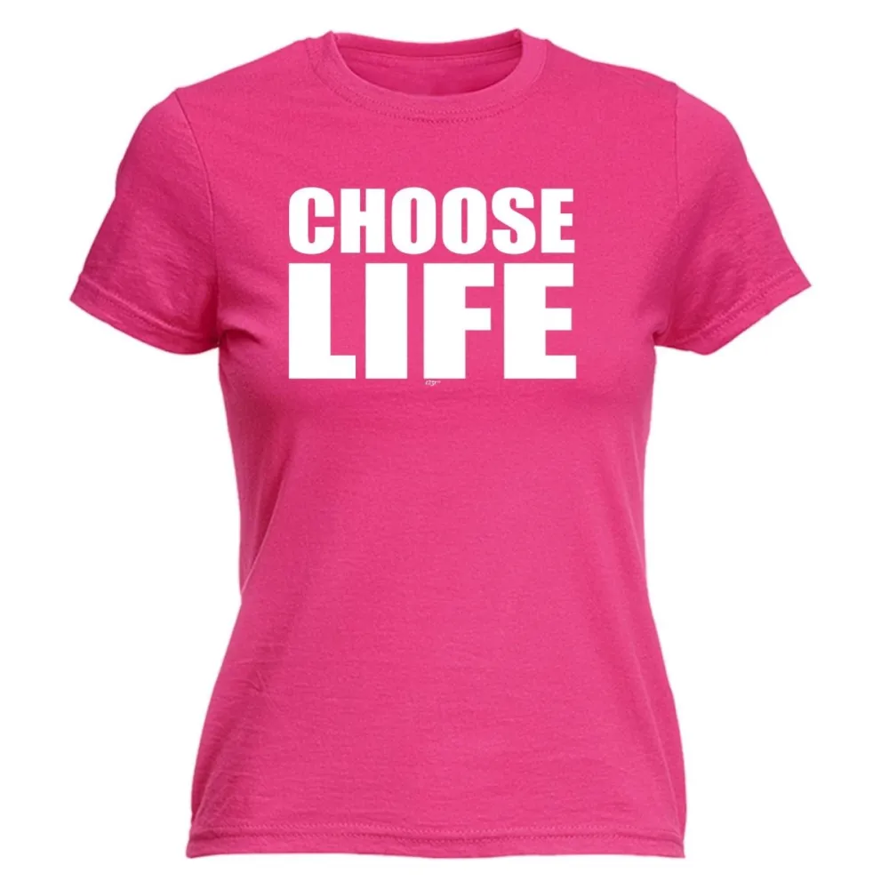 Choose Life Graphic Fitted Tee