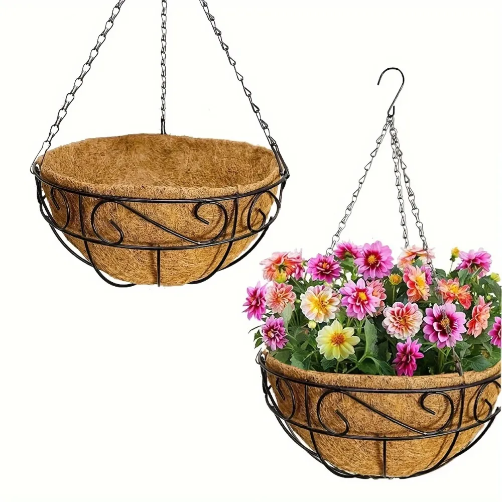 Metal Hanging Planter Basket