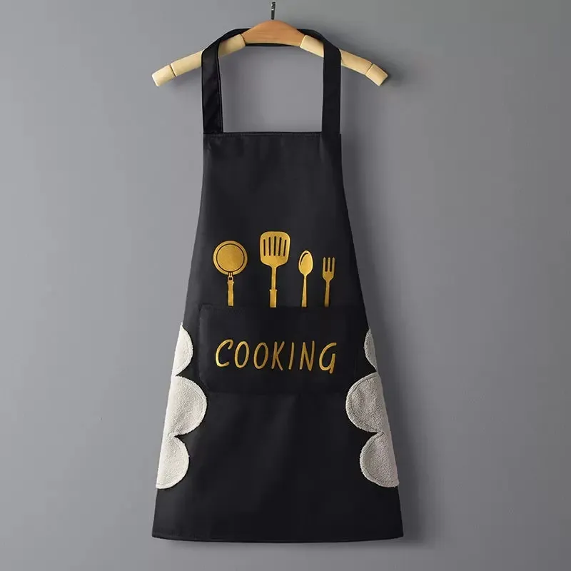 Waterproof Oilproof Can Wipe Hands Kitchen Work Clothes