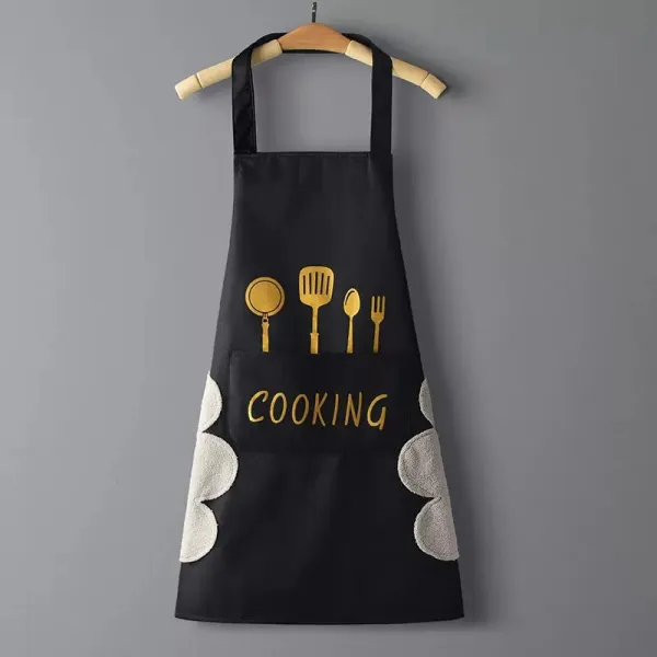 Waterproof Oilproof Can Wipe Hands Kitchen Work Clothes
