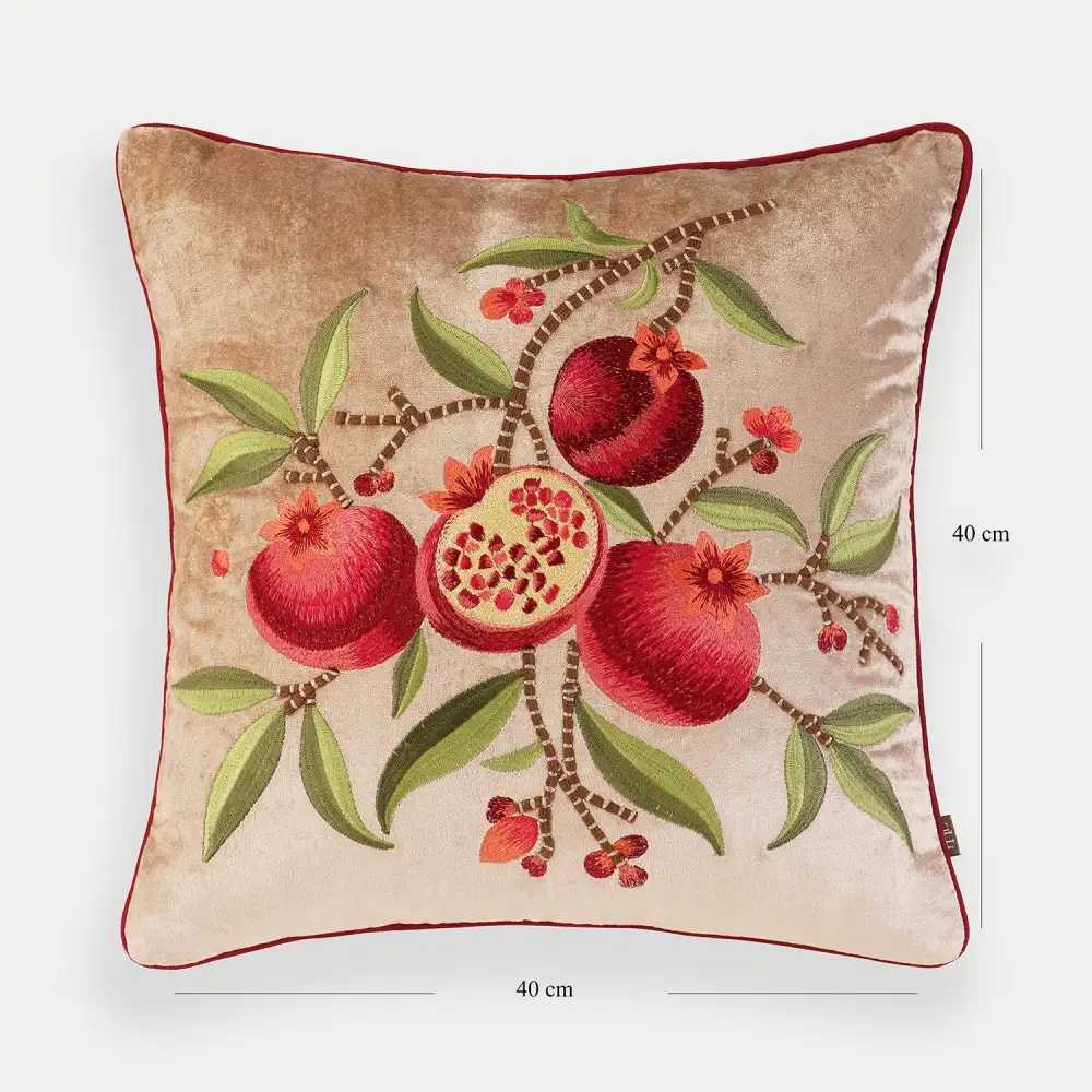 Pomegranate Branch Cushion Cover