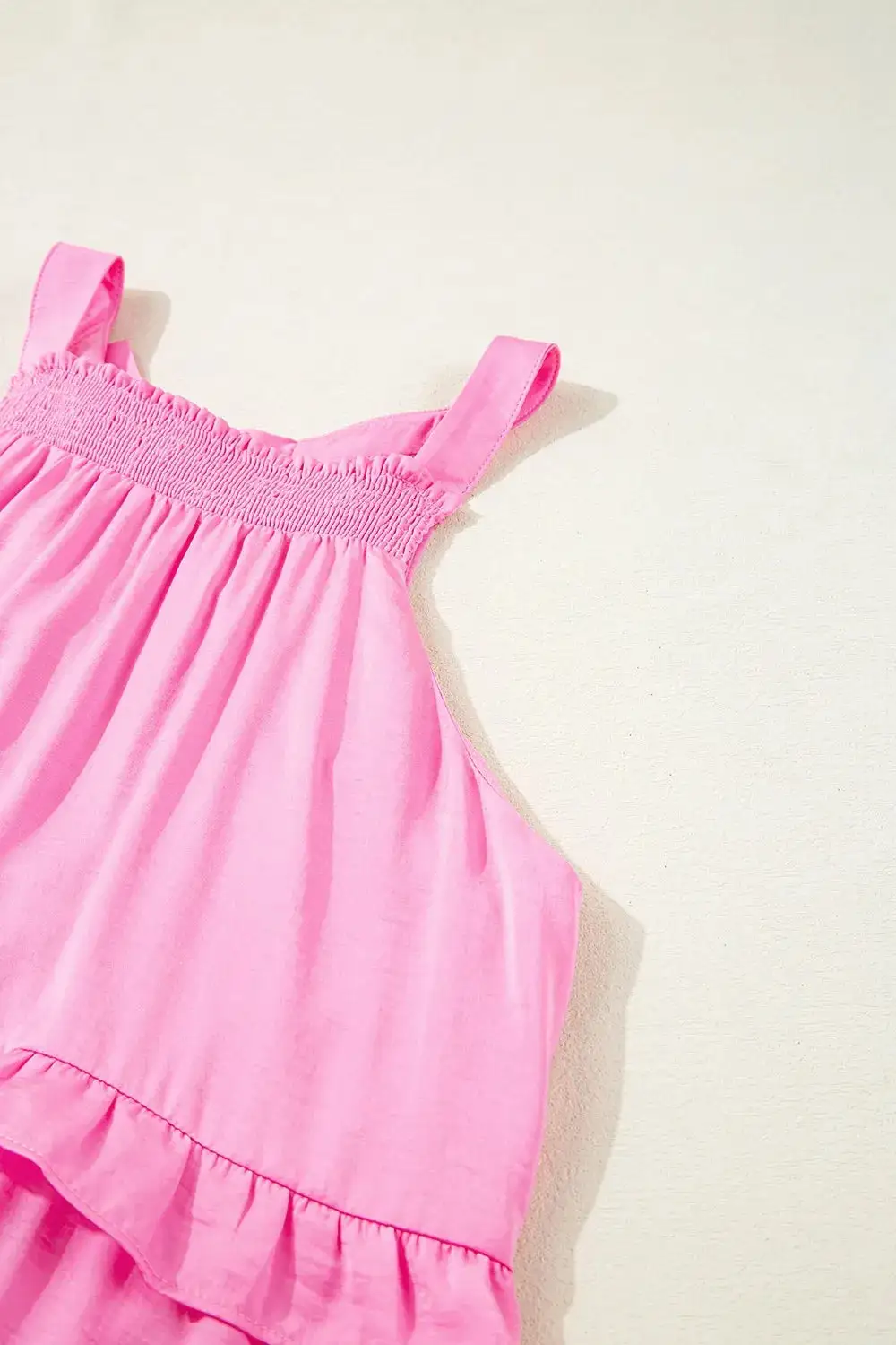 Layered Tie Waist Tie Detail Dress