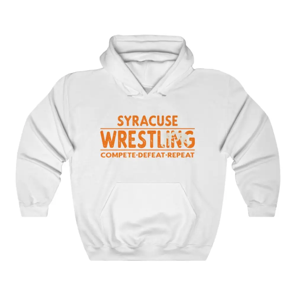 Motivational Text Wrestling Graphic Pullover Hoodie