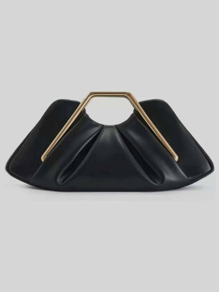 Brielle Unique Ruched Cloud Bag