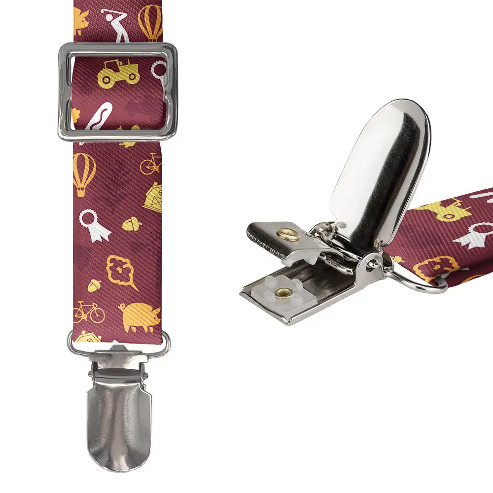 Folk Emblem Suspenders