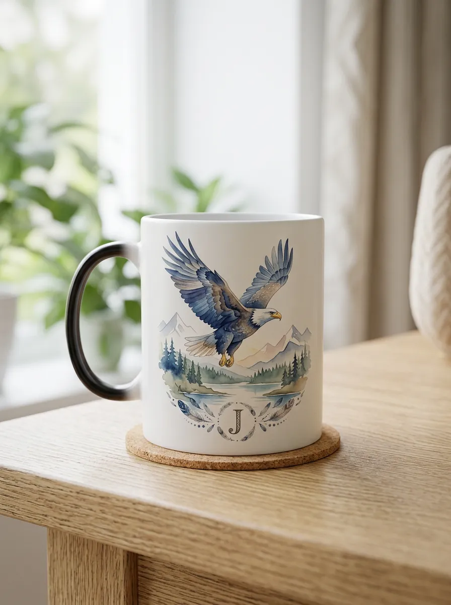 Eagle Classic Crest Graphic Mug