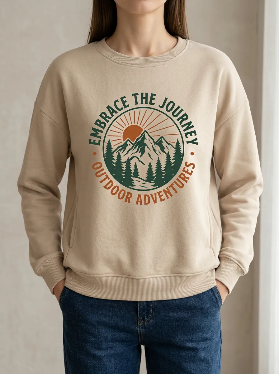 Outdoor Adventure Mountain Forest Sweatshirt