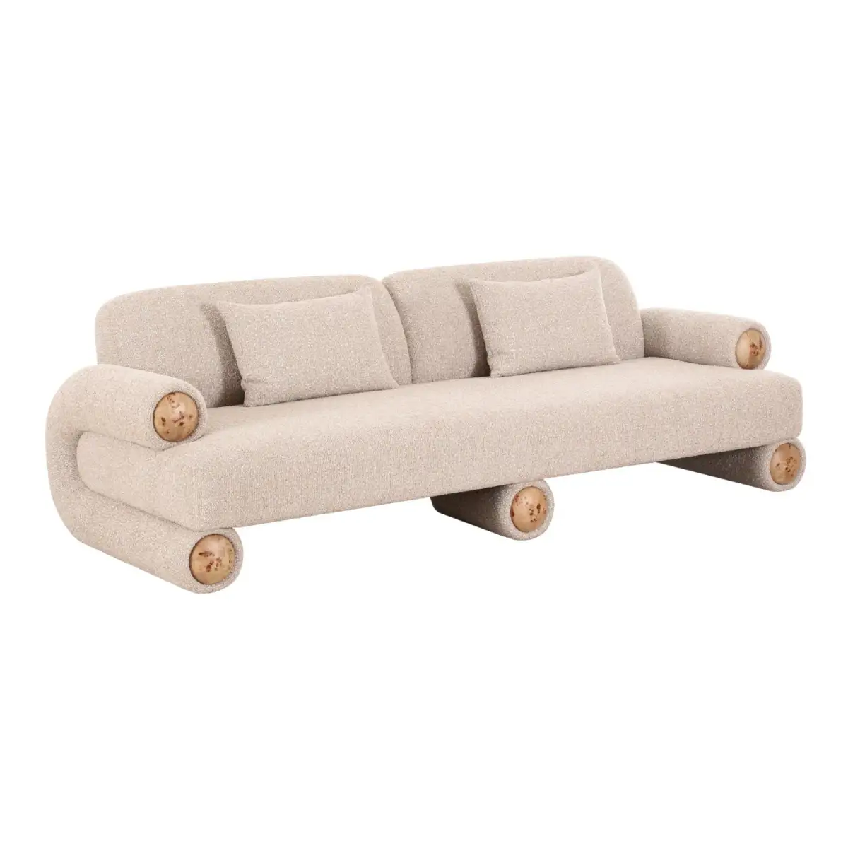 Sculptural Fabric Sofa