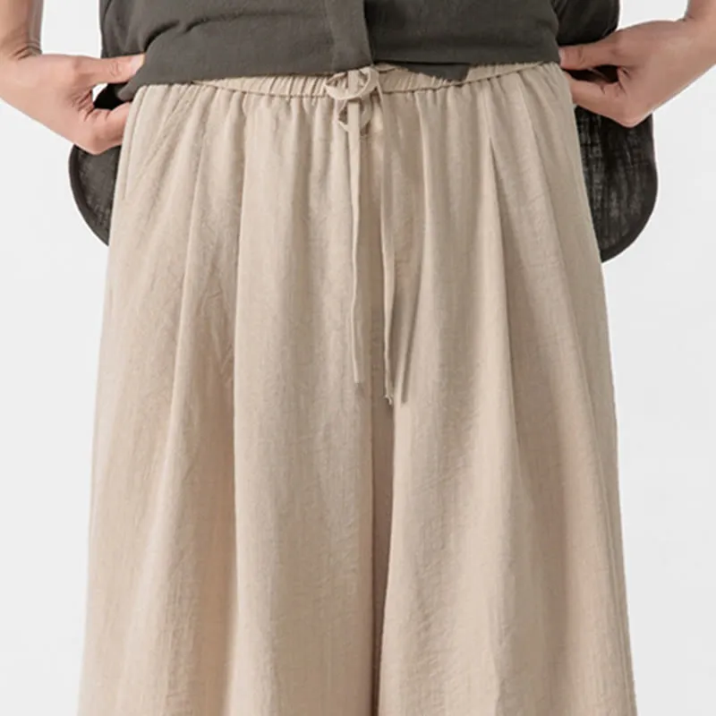 Relaxed Wide Leg Pants