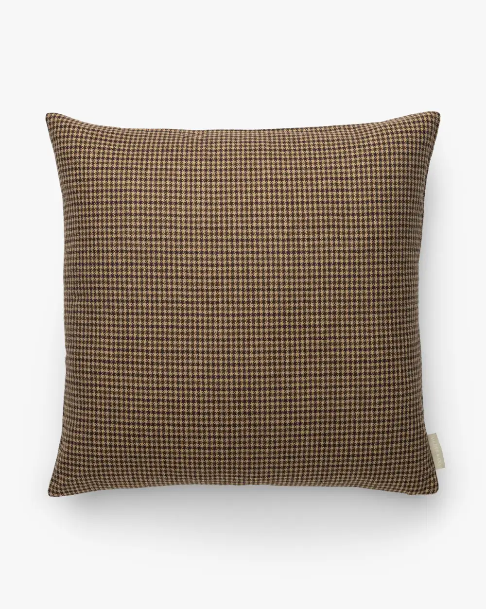 Houndstooth Wool Blend Pillow Cover