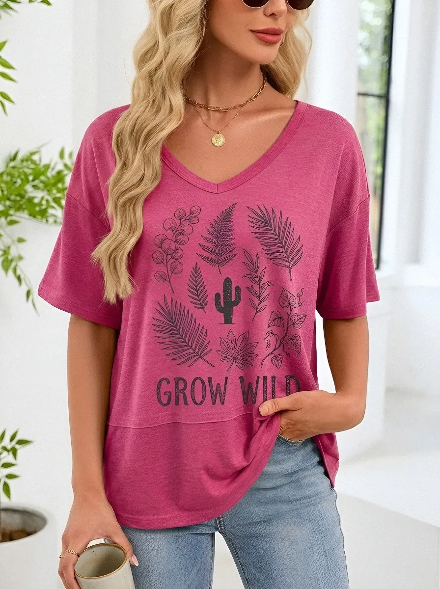 Grow Wild Cactus T-Shirt Classic