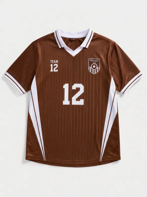 Unisex Northfield Club Soccer Fan Number 12 Printed Jersey
