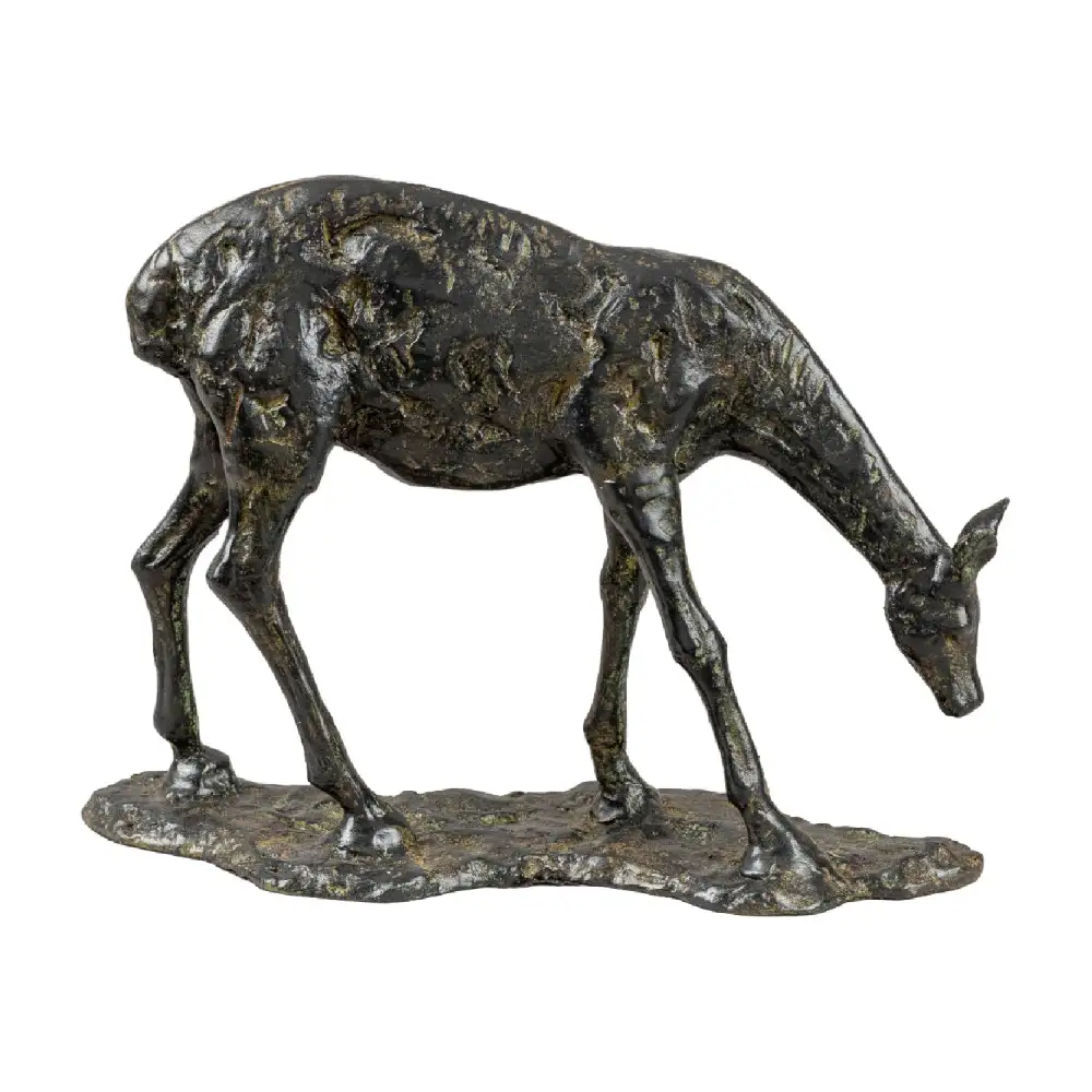 Iron Deer Sculpture