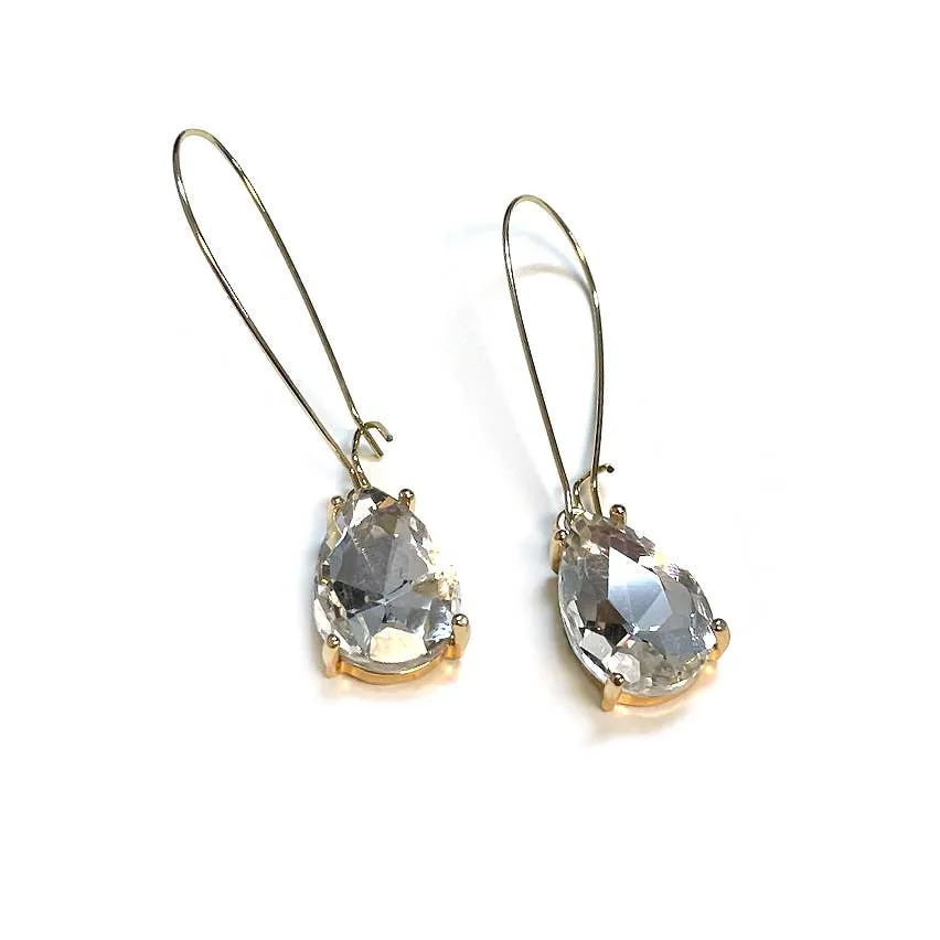 Crystal-Look Accent Earrings