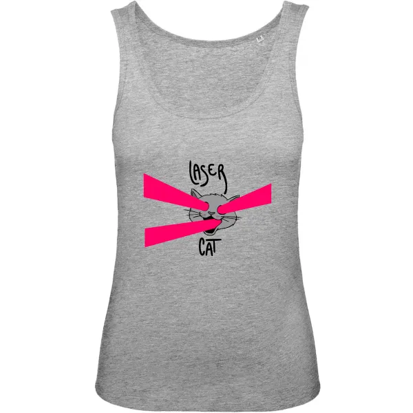 Laser Cat Graphic Tank