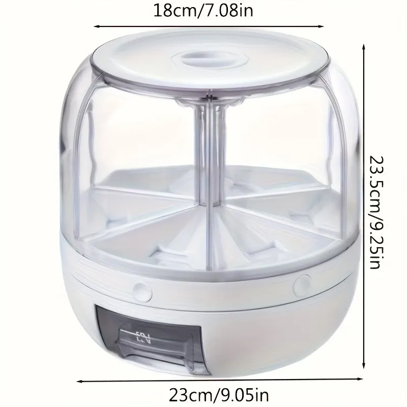 Rotating Grain Storage Container