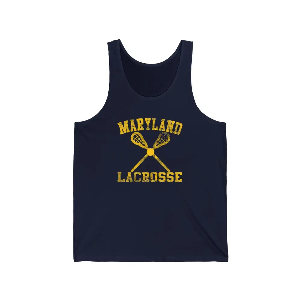 Crossed Lacrosse Graphic Tank Top