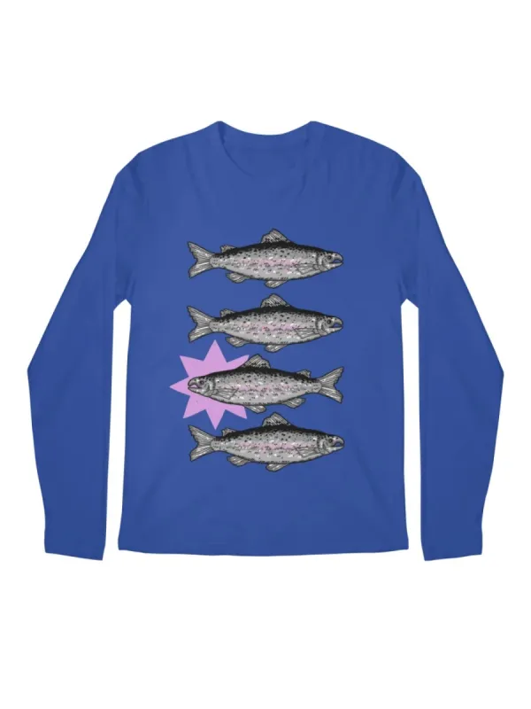 Trout Graphic Casual T-Shirt