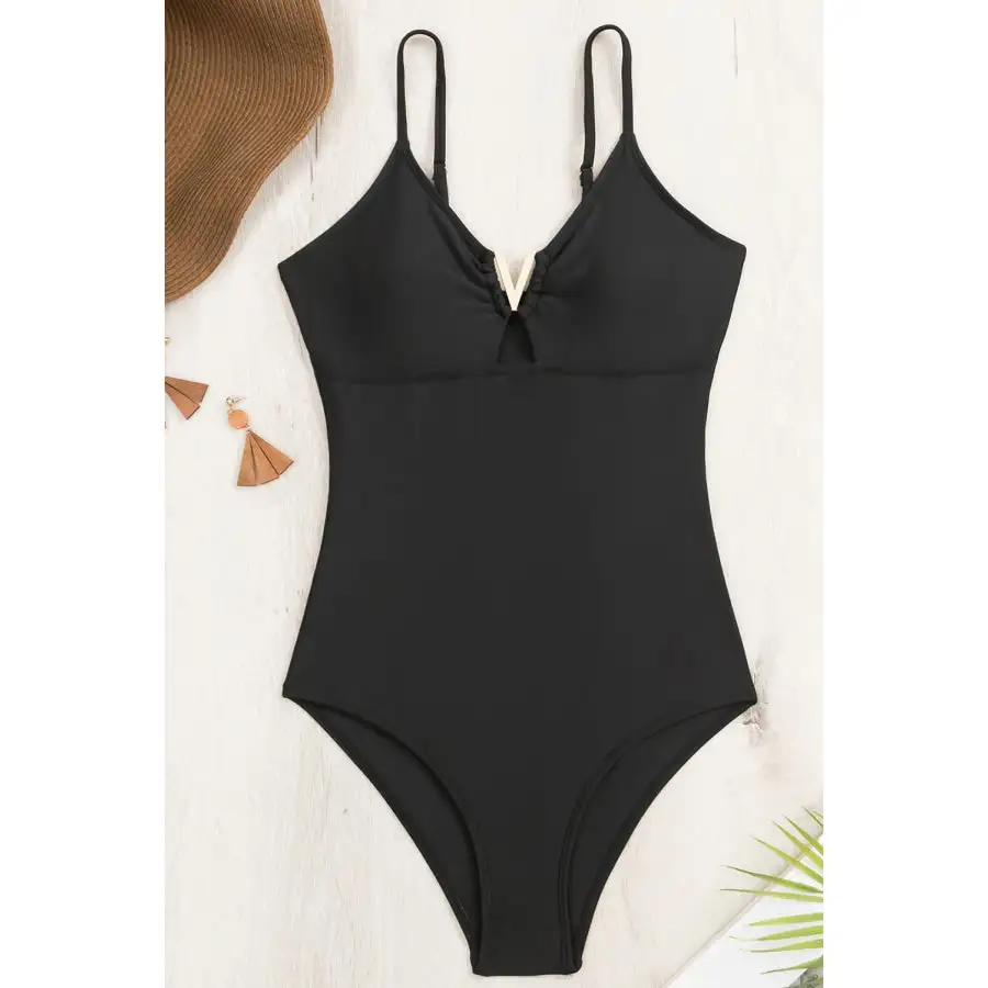 Women's Streamlined Cutout One-Piece Swimsuit