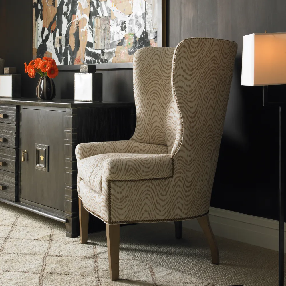 Modern Artful Classic Accent Chair