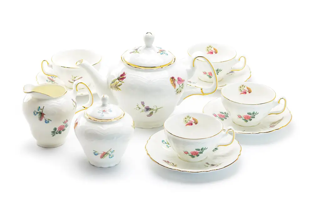 Garden Bone China Tea Set