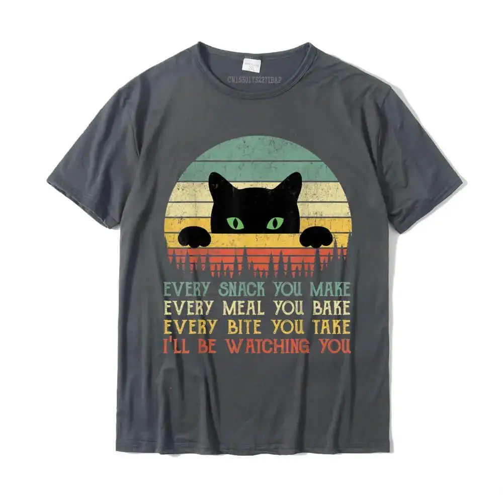 Cat Watching Graphic T-Shirt