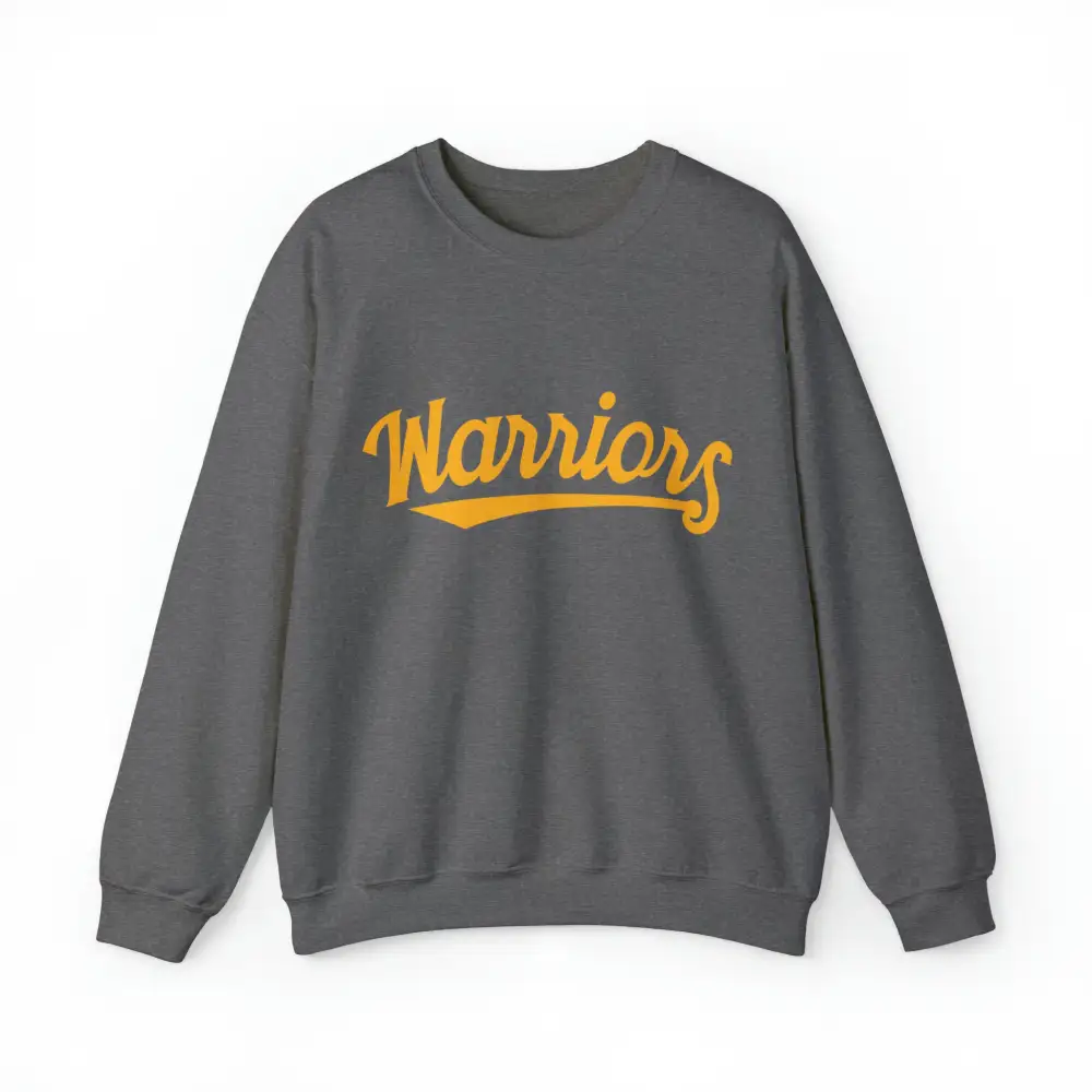 Script Blue Accent Gold Accent Team Graphic Crewneck Sweatshirt
