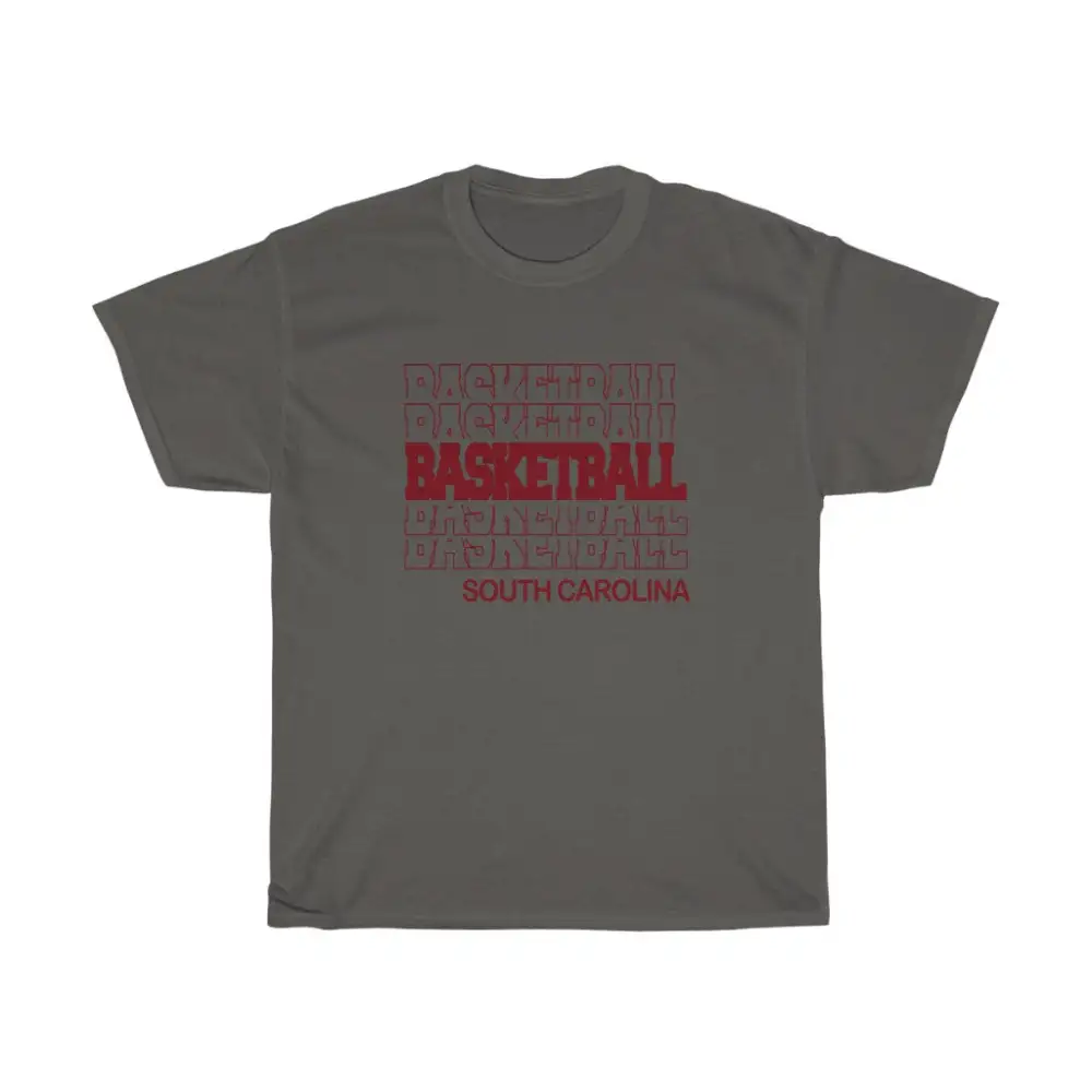 Basketball South Carolina in Modern Stacked Lettering