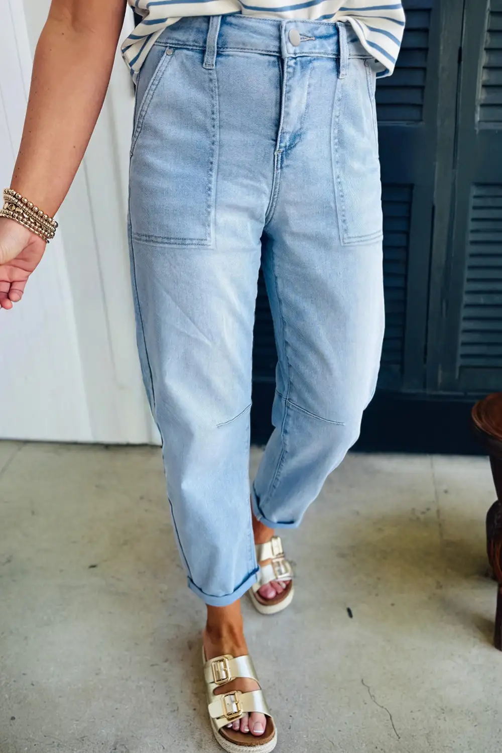 Airy High Rise Denim Jeans
