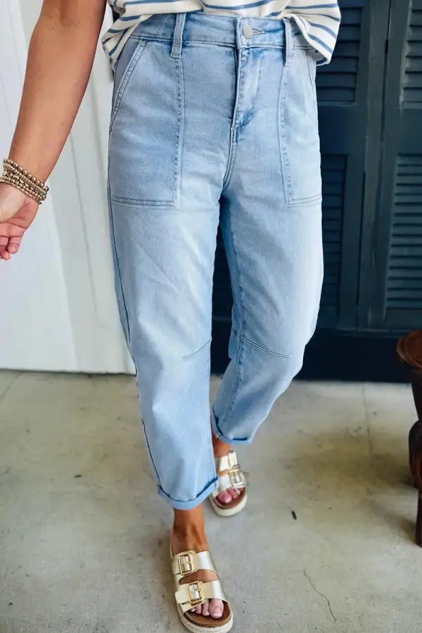 Airy High Rise Denim Jeans