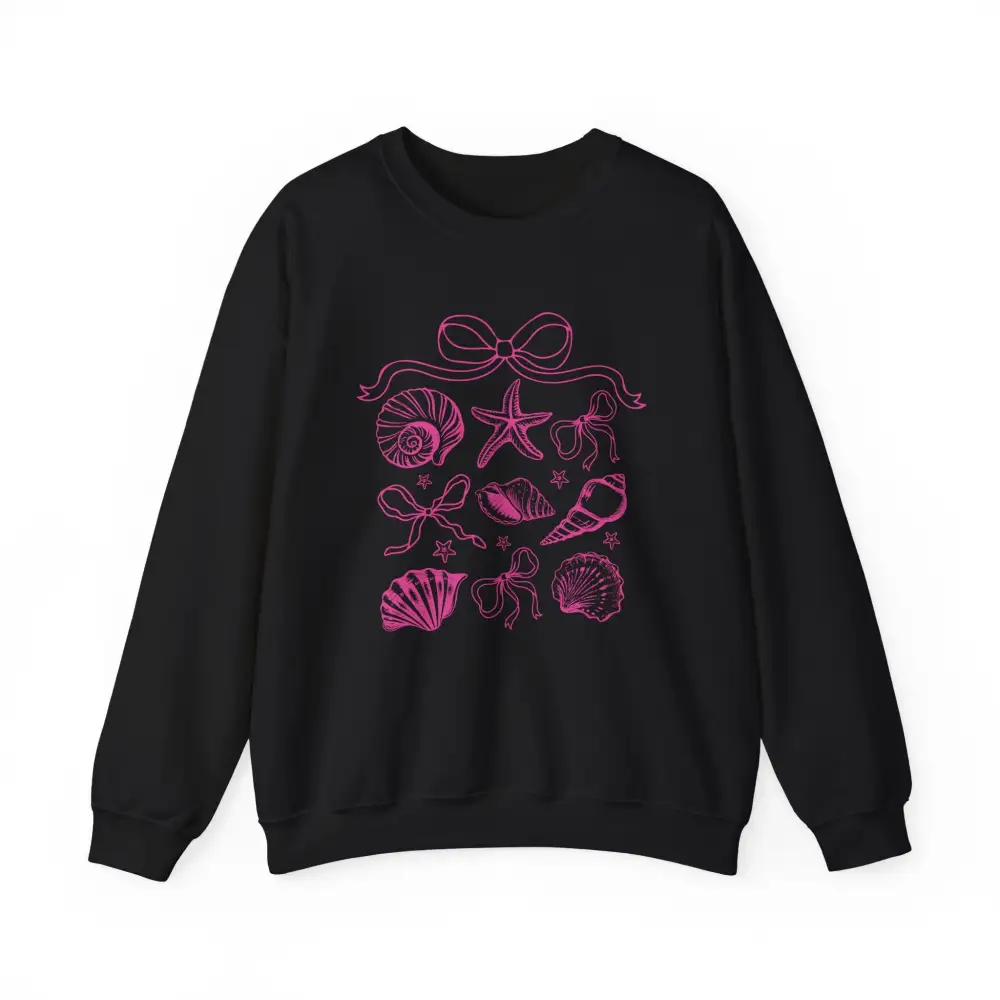 Bow Graphic Crewneck Sweatshirt