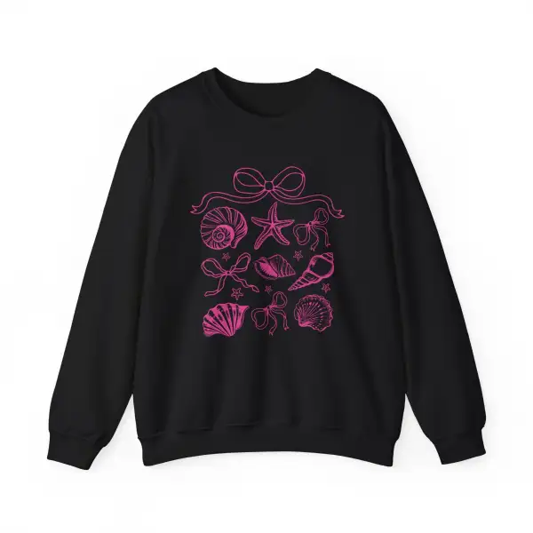 Bow Graphic Crewneck Sweatshirt