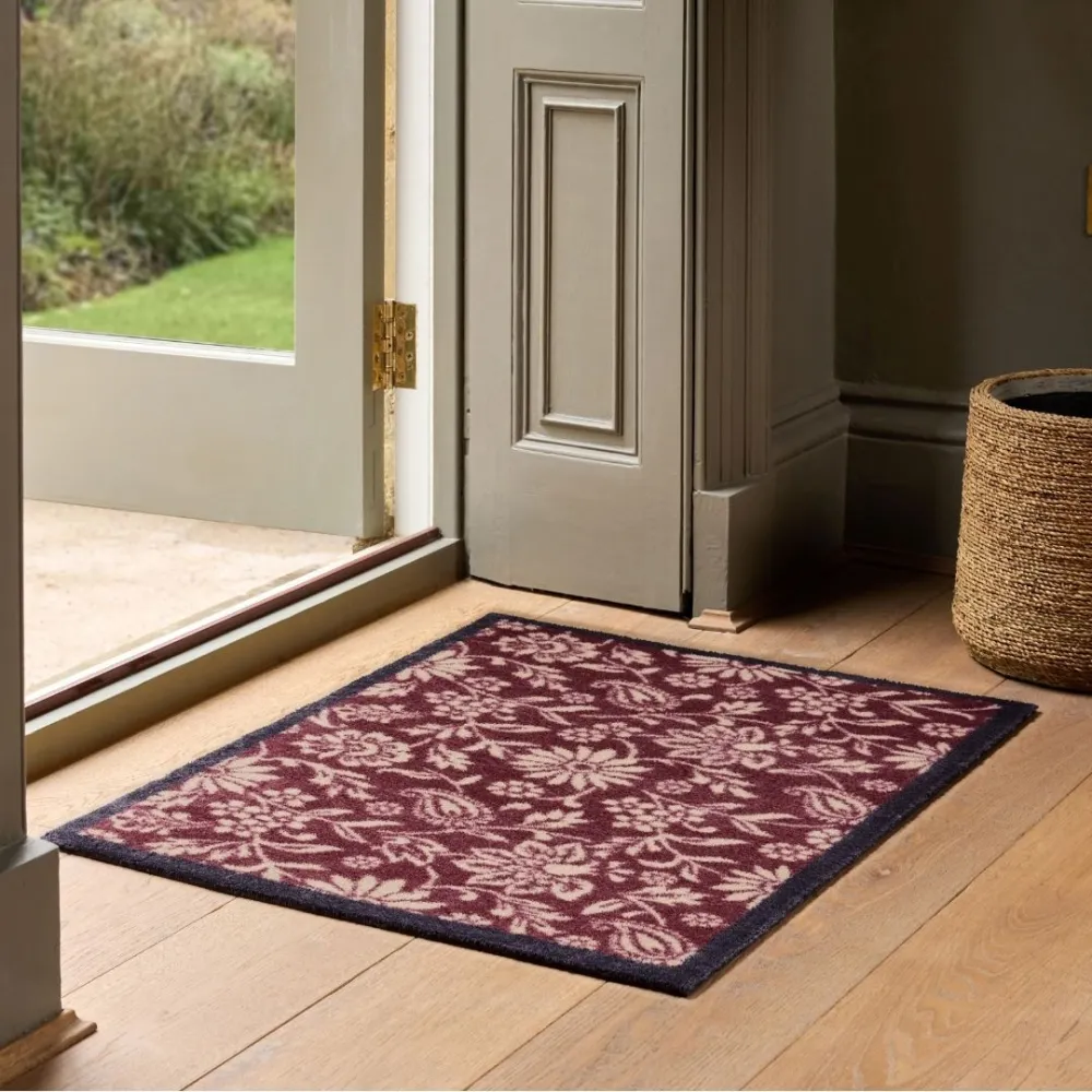 Paisley Floral Door Mat