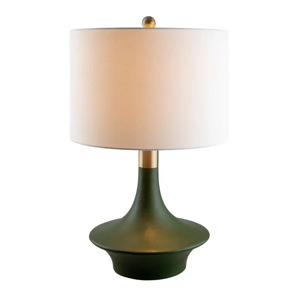 Painted Linen Resin Table Lamp
