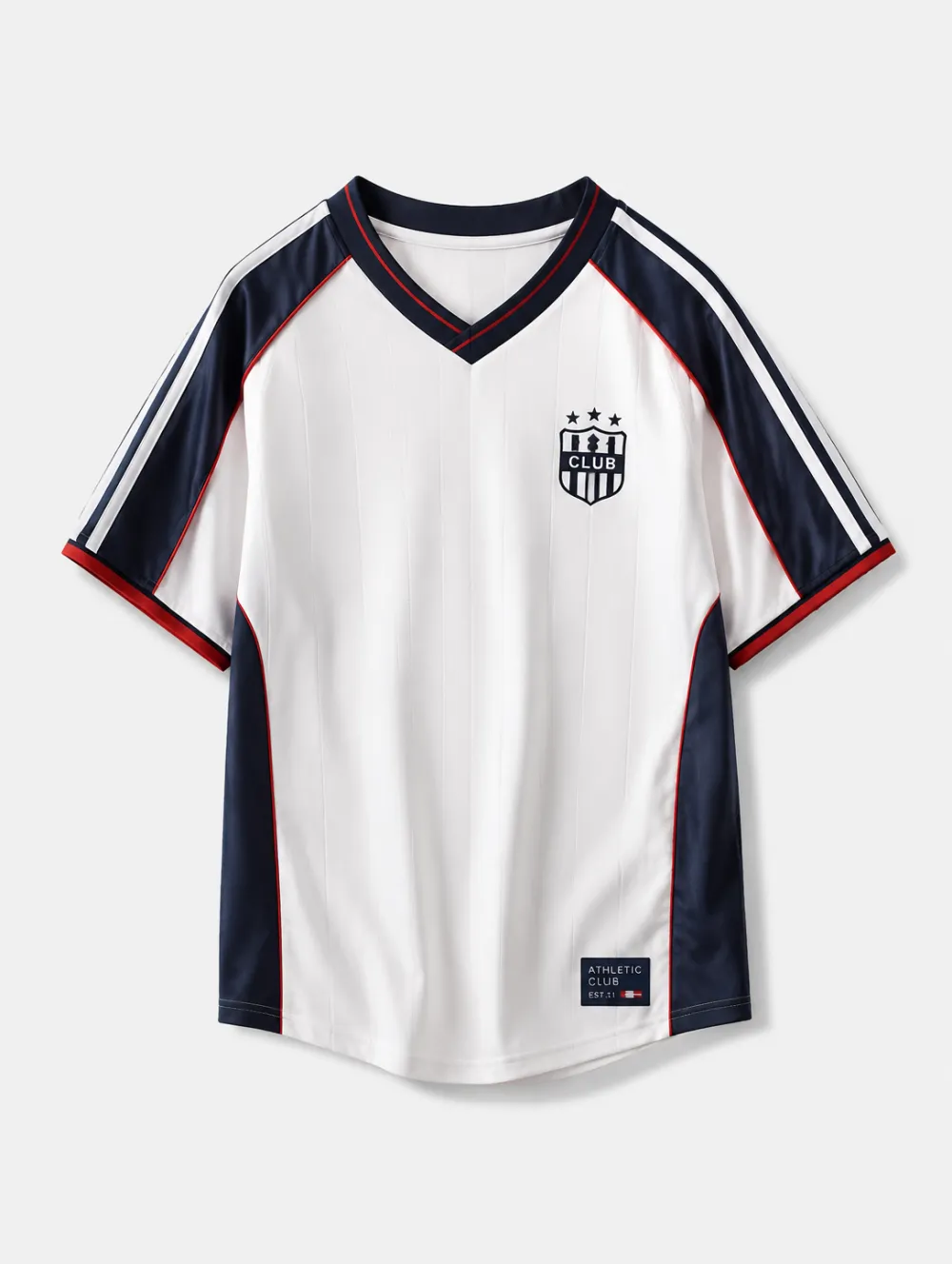 Unisex Soccer Fan Athletic Club Shield Printed Jersey