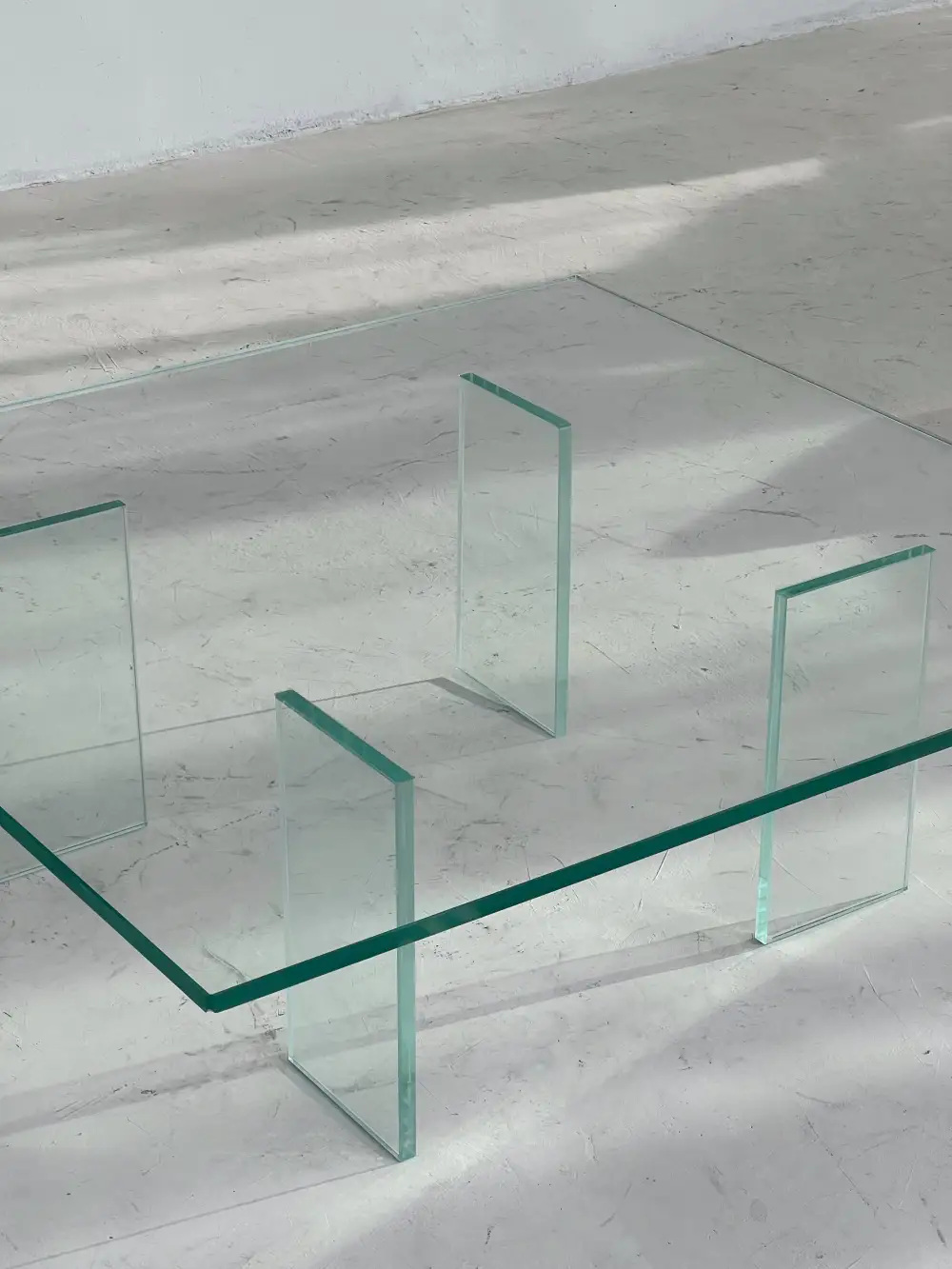 Transparent Glass Coffee Table