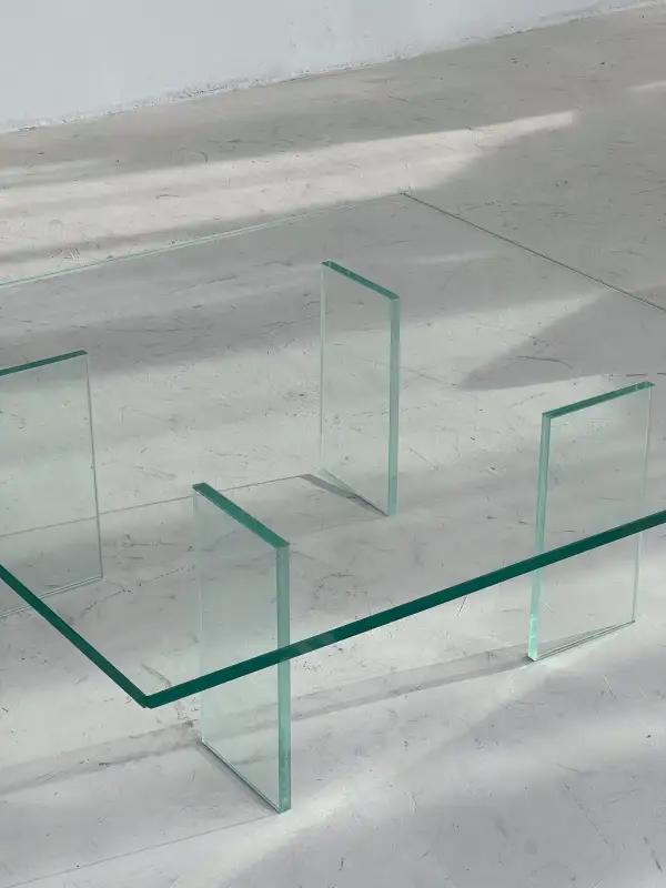 Transparent Glass Coffee Table