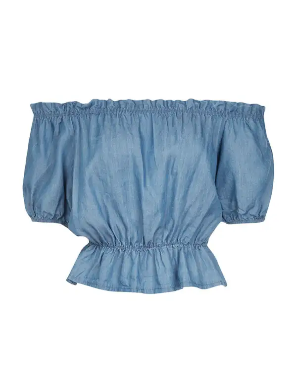 Everyday Short Sleeve Solid Blouse