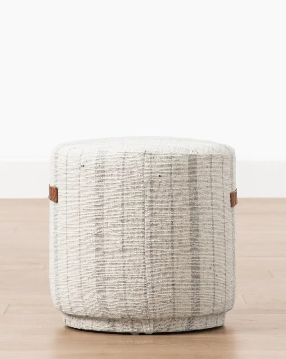 Traditional Leather Ottoman